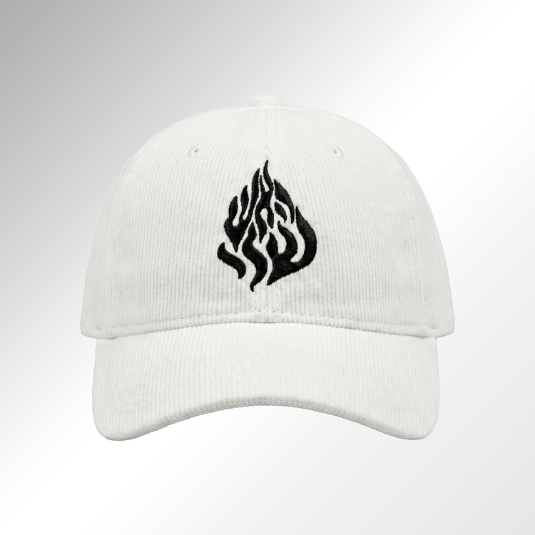 Embroidered-Keep Going Corduroy Cap