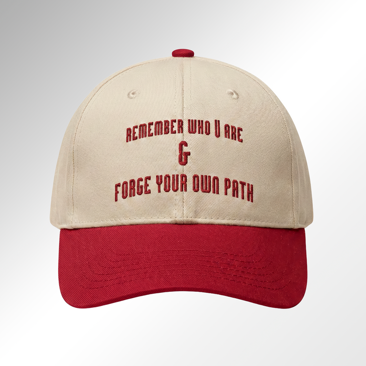 Own Path-Embroidered Cotton Cap