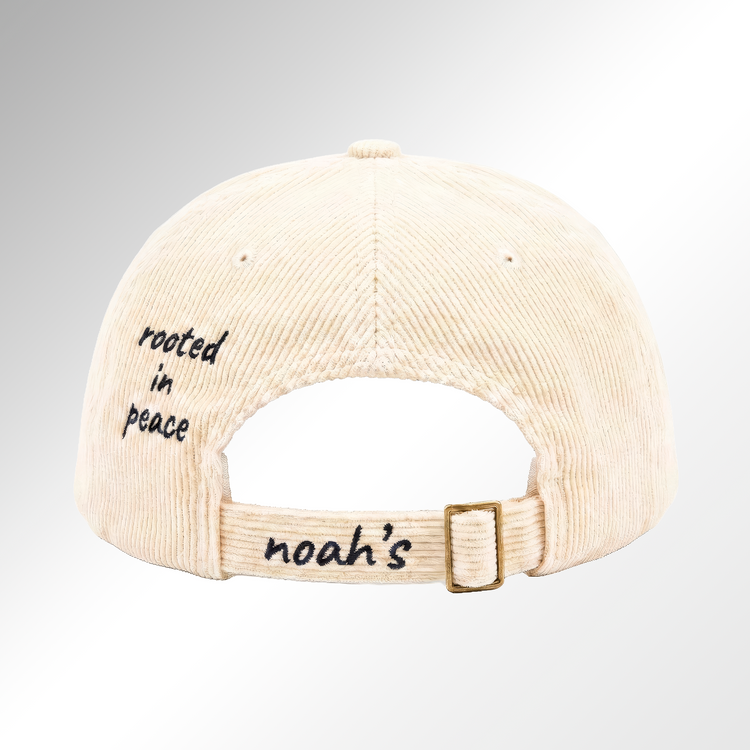 Embroidered-Peace Corduroy Cap