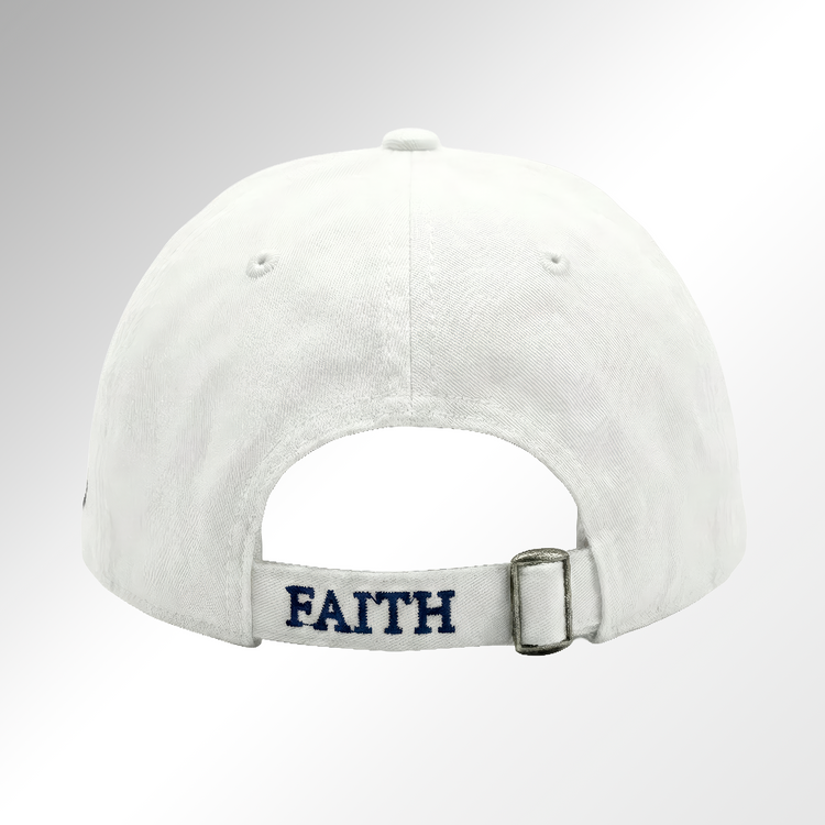 Faith-Embroidered Cotton Cap