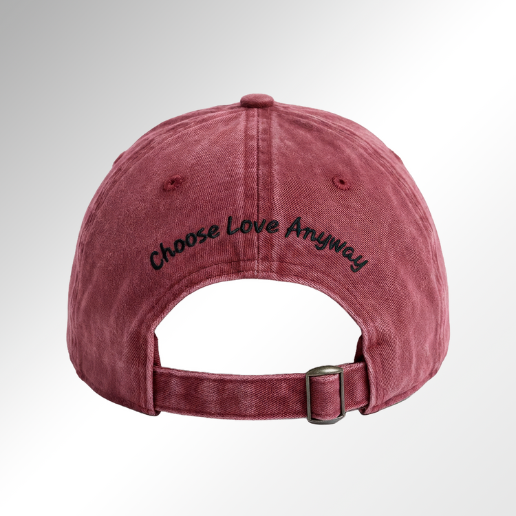 Washed Cotton-Love Anyway Cap
