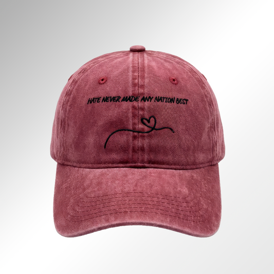 Washed Cotton-Love Anyway Cap