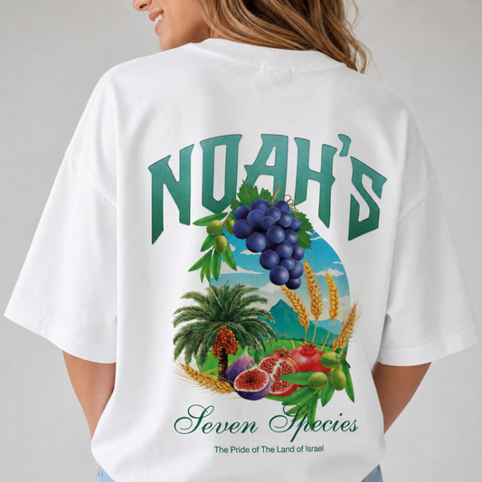 Mid-Oversized Seven Species T-Shirt