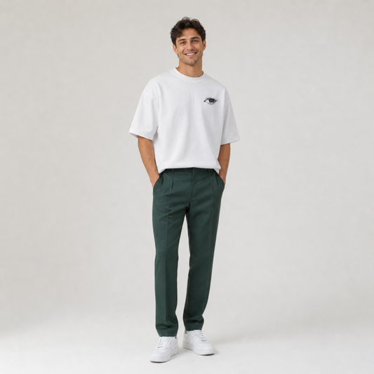 Mid-Oversized Eyes Ahead T-Shirt