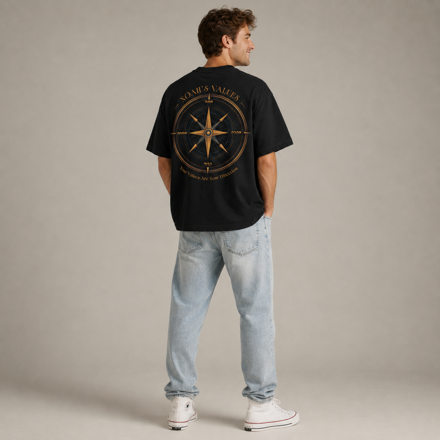 Mid-Oversized Inner Compass T-Shirt