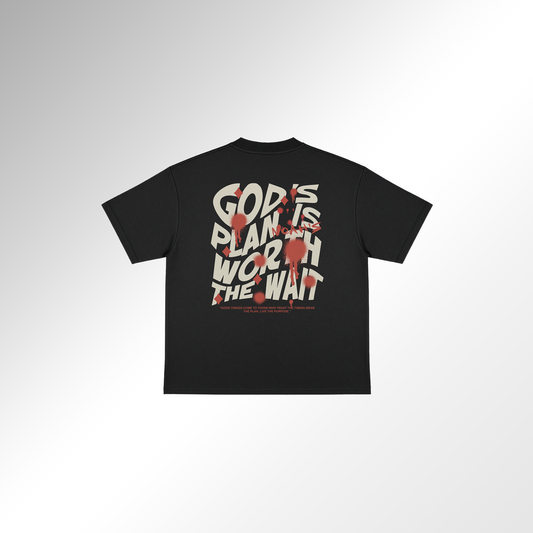 Mid-Oversized Divine Timing T-Shirt