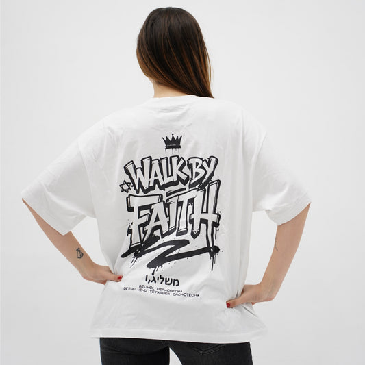 Mid-Oversized Walk by Faith T-Shirt