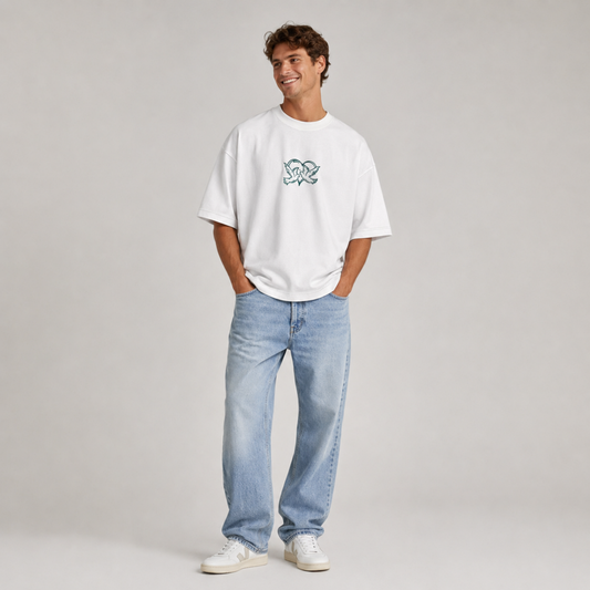 Mid-Oversized Faithful Impact T-Shirt