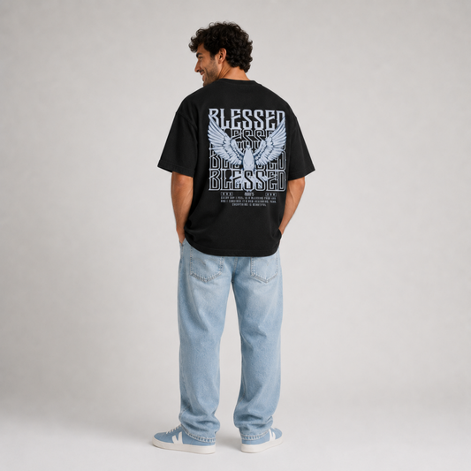 Mid-Oversized Blessed T-Shirt