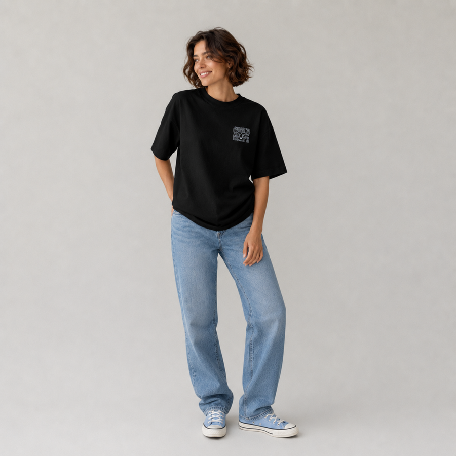 Mid-Oversized Blessed T-Shirt