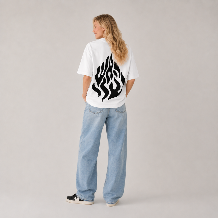 Mid-Oversized Backfire T-Shirt