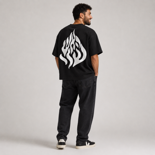 Mid-Oversized Backfire T-Shirt