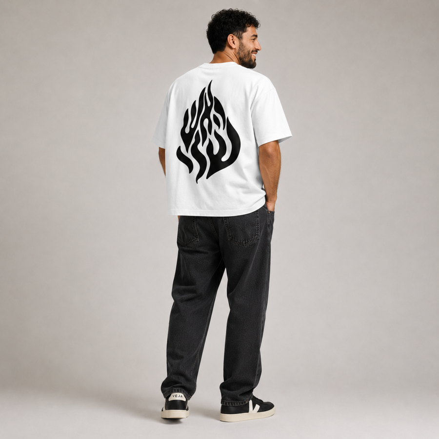 Mid-Oversized Backfire T-Shirt