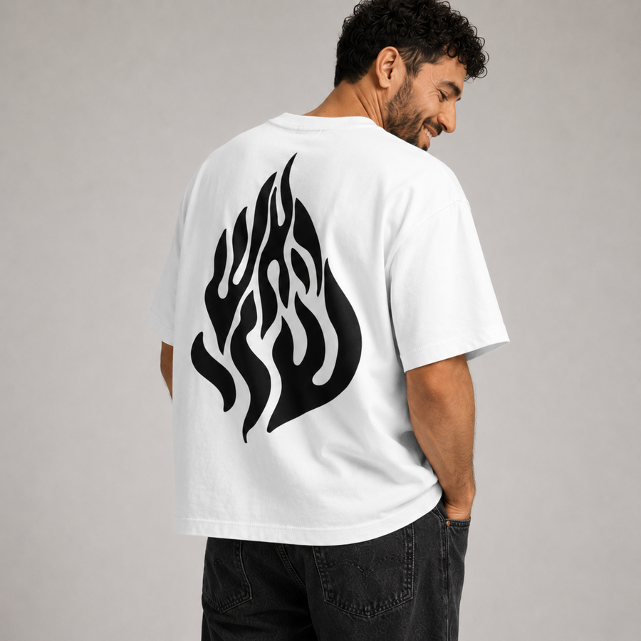 Mid-Oversized Backfire T-Shirt