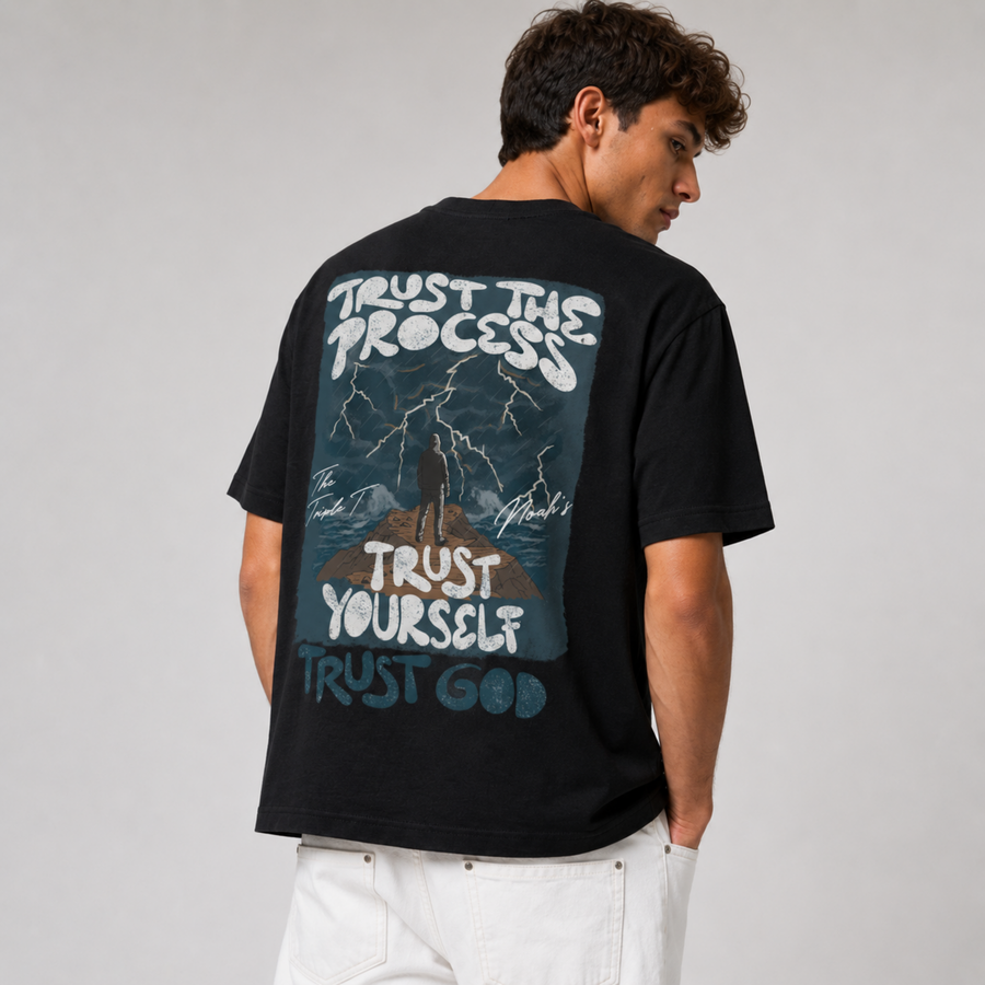 Mid-Oversized Triple Trust T-Shirt
