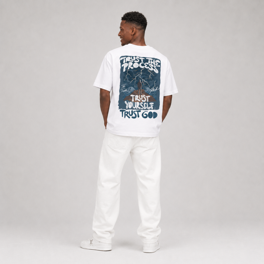 Mid-Oversized Triple Trust T-Shirt