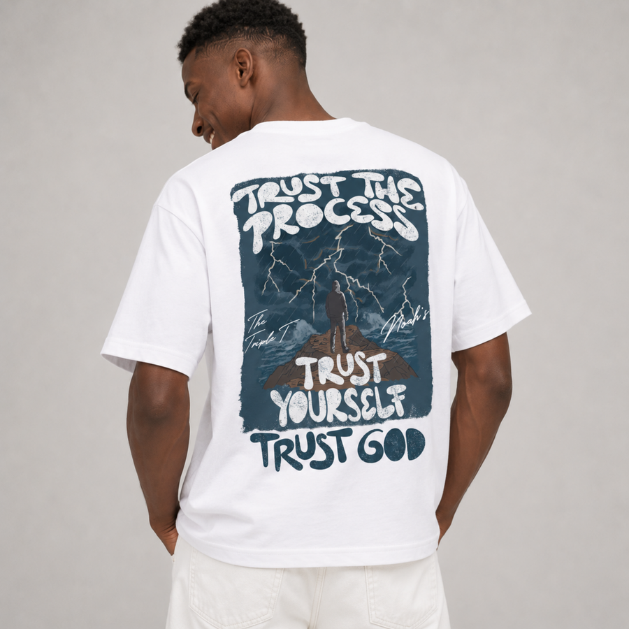 Mid-Oversized Triple Trust T-Shirt