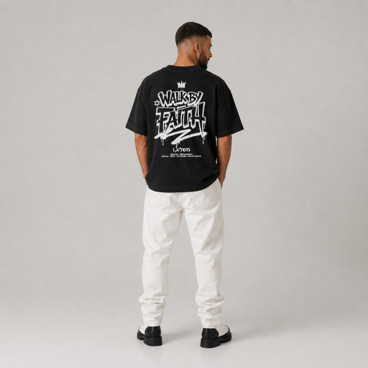 Mid-Oversized Walk by Faith T-Shirt