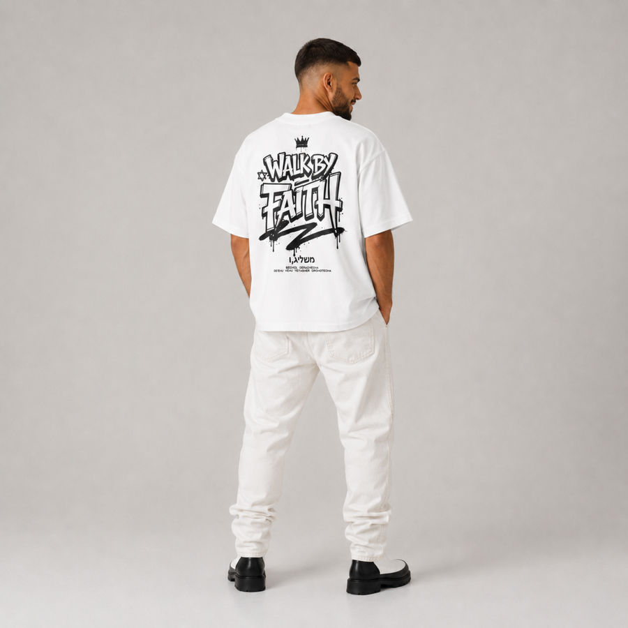 Mid-Oversized Walk by Faith T-Shirt