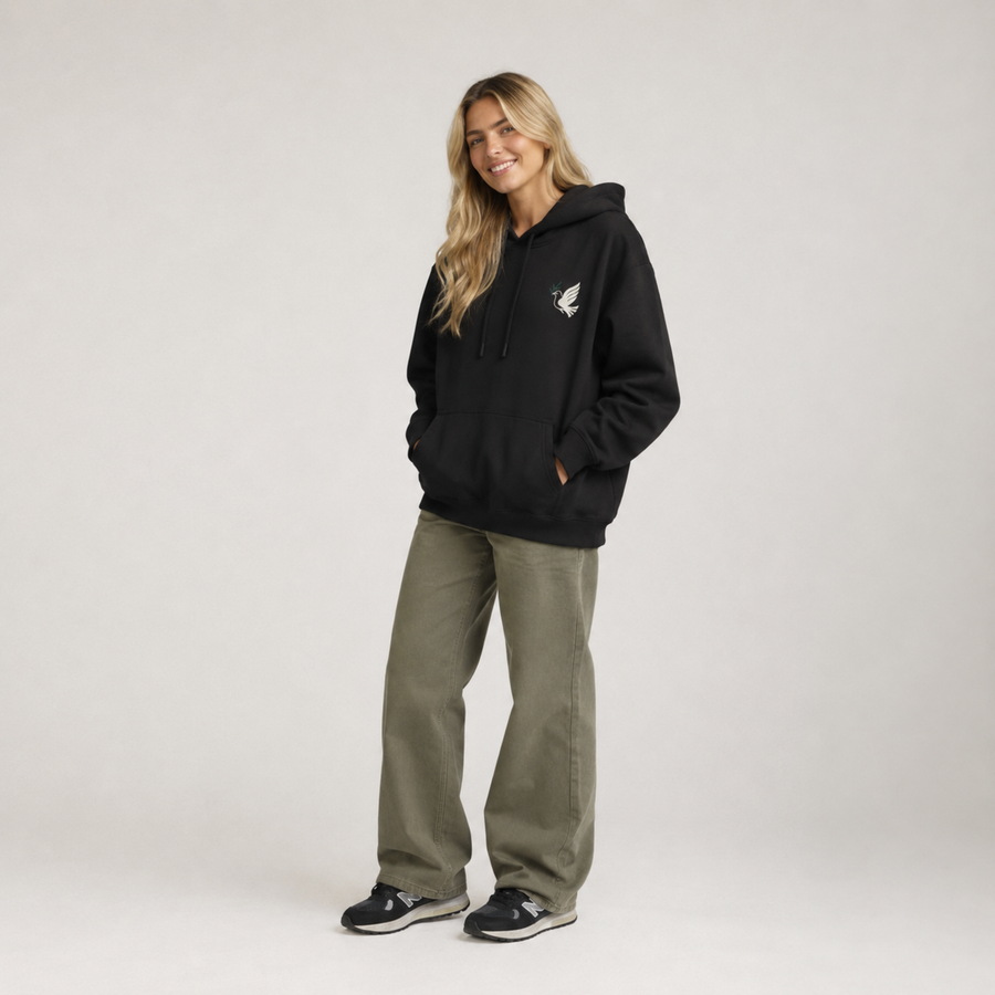 Rooted Dove Cotton Hoodie