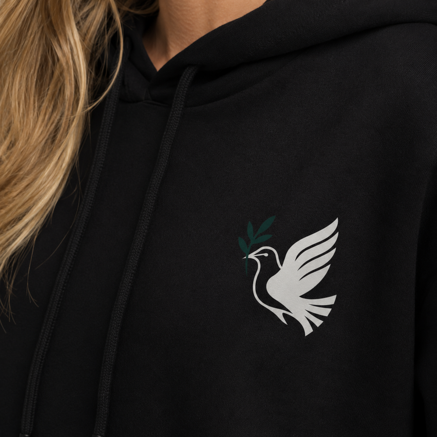 Rooted Dove Cotton Hoodie