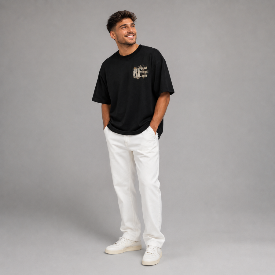 Mid-Oversized Brave&Kind T-Shirt