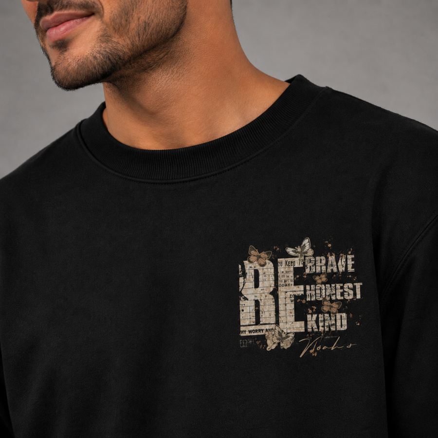 Mid-Oversized Brave&Kind T-Shirt