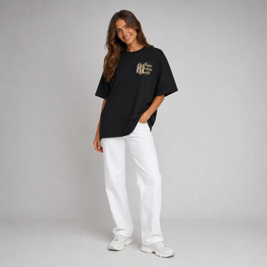 Mid-Oversized Brave&Kind T-Shirt