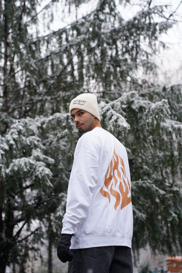 Bronze Backfire Fleece Sweatshirt