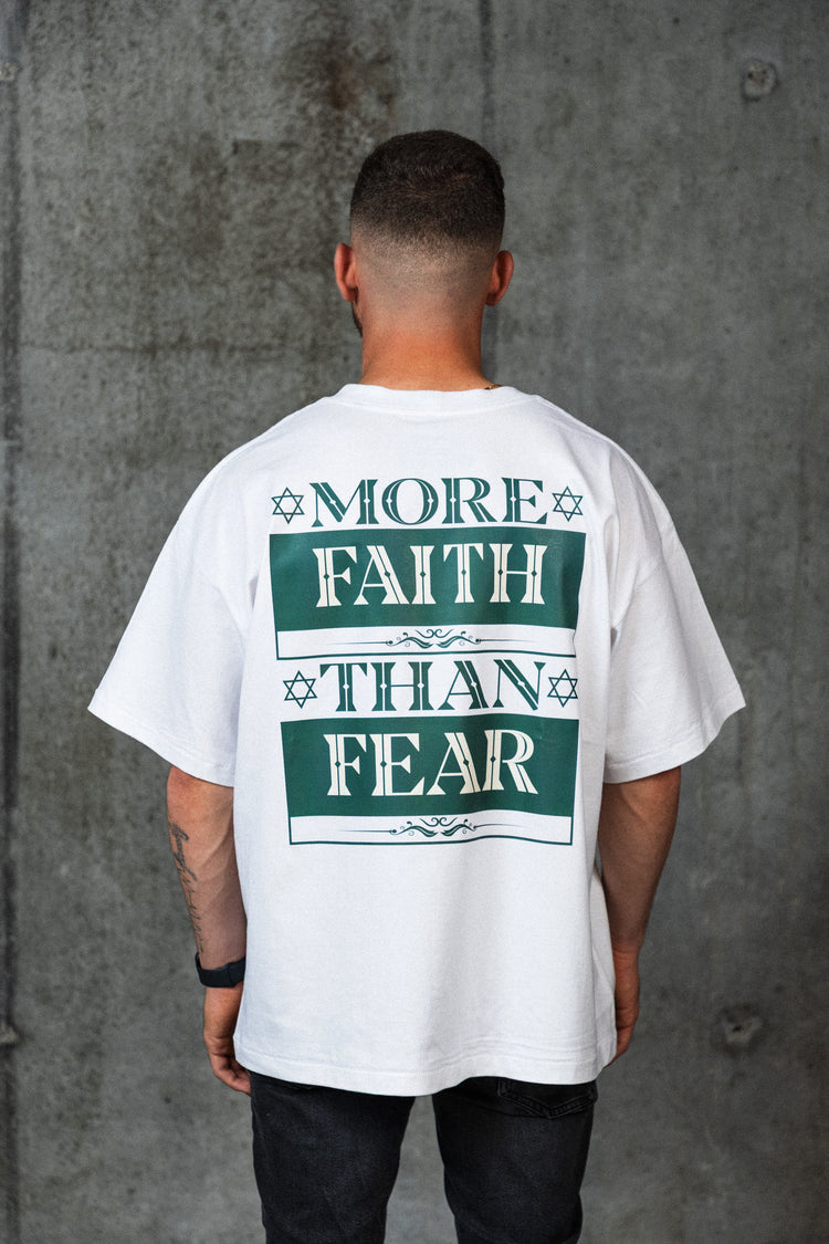 Mid-Oversized Faith Over Fear T-Shirt