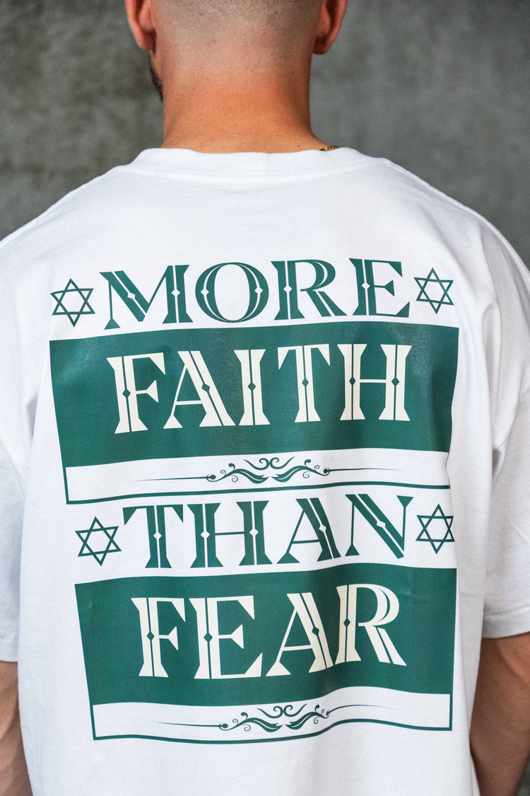 Mid-Oversized Faith Over Fear T-Shirt