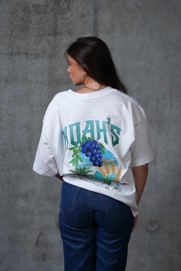 Mid-Oversized Seven Species T-Shirt