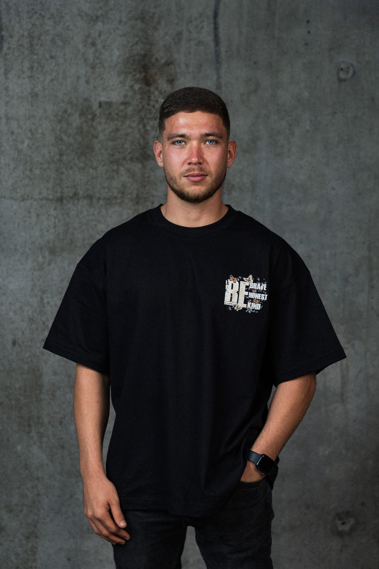 Mid-Oversized Brave&Kind T-Shirt