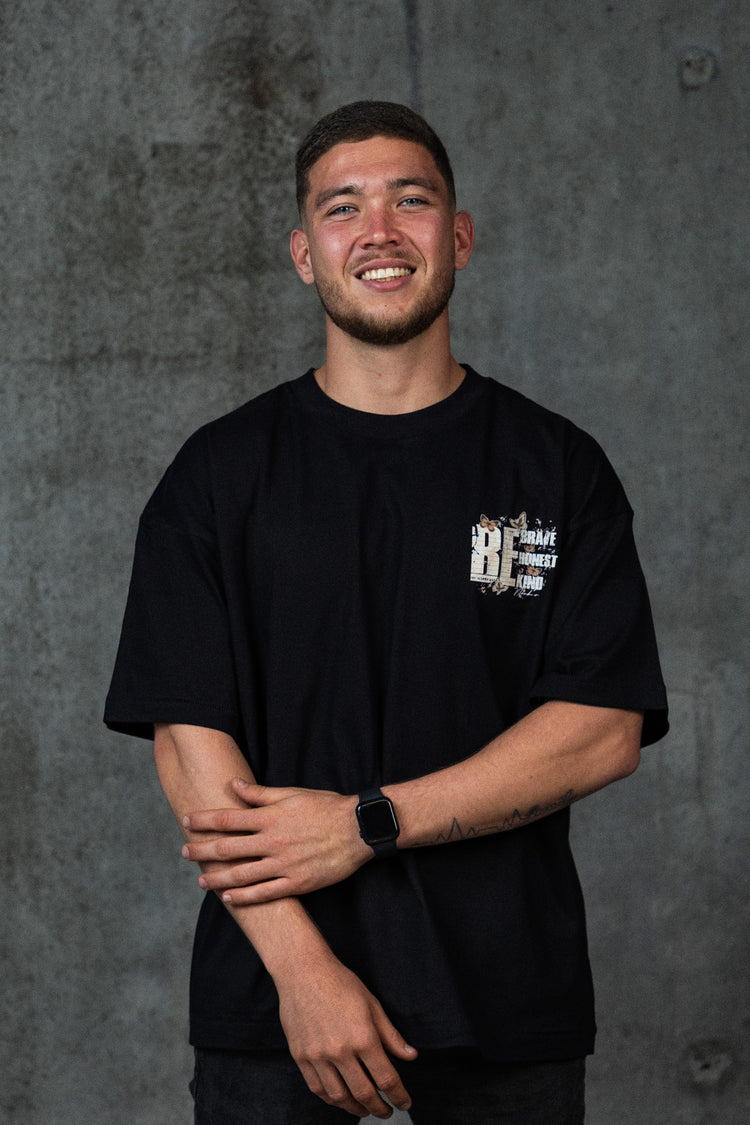 Mid-Oversized Brave&Kind T-Shirt