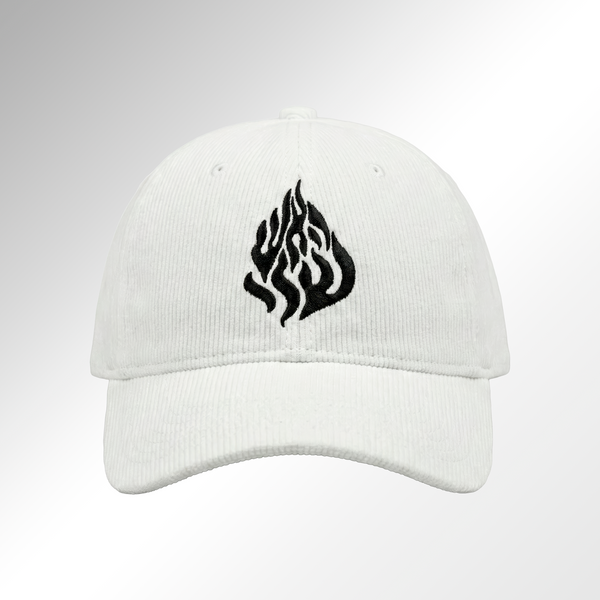 Embroidered-Keep Going Corduroy Cap