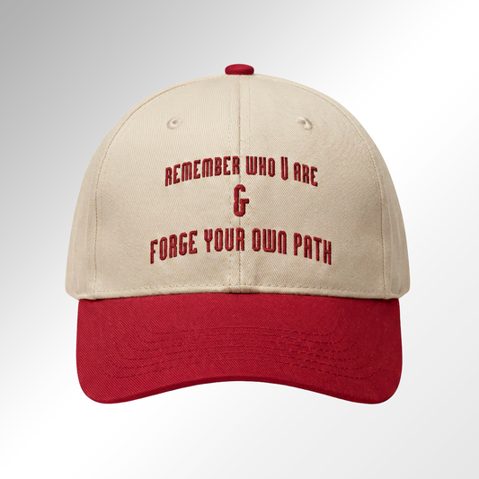 Own Path-Embroidered Cotton Cap