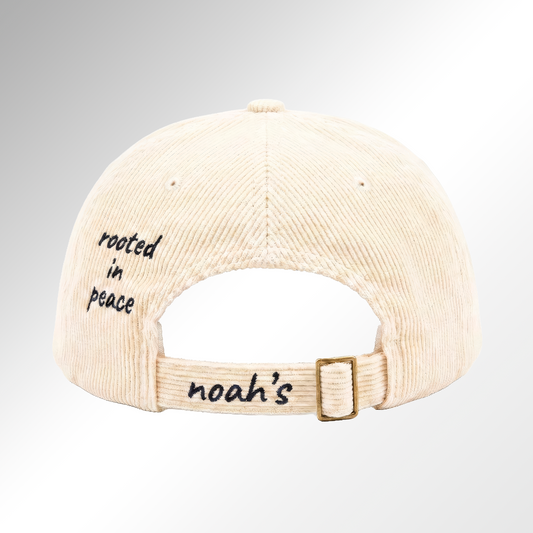 Embroidered-Peace Corduroy Cap