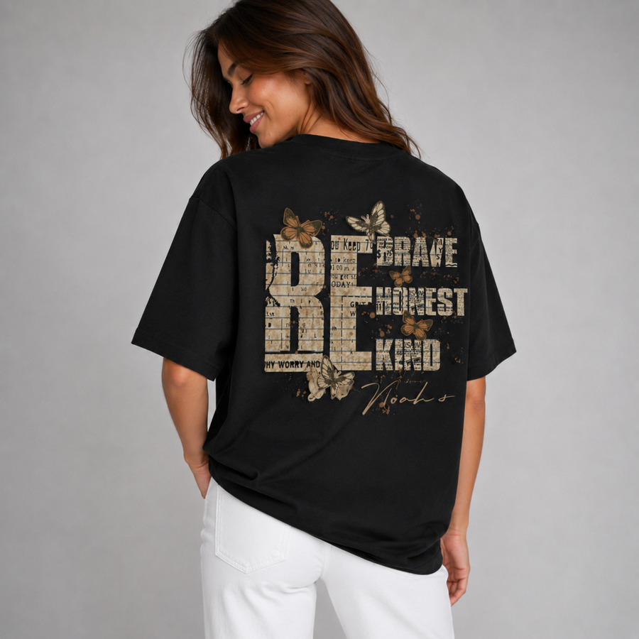 Mid-Oversized Brave&Kind T-Shirt