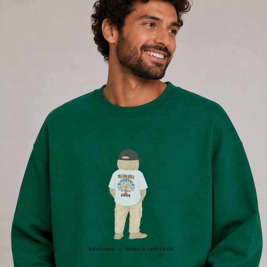 Navi Owl Axis Fleece Sweatshirt