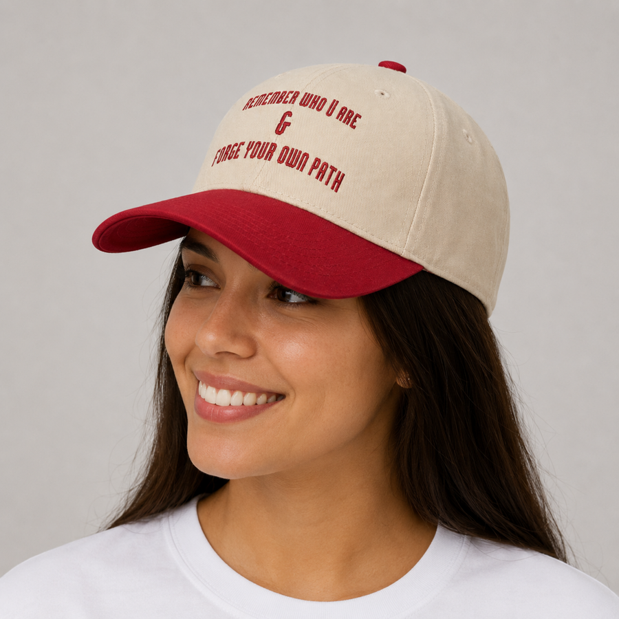 Own Path-Embroidered Cotton Cap