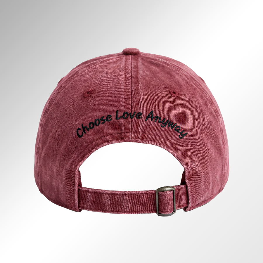 Washed Cotton-Love Anyway Cap