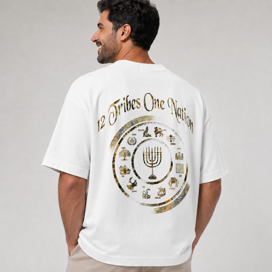 Mid-Oversized One Nation T-Shirt