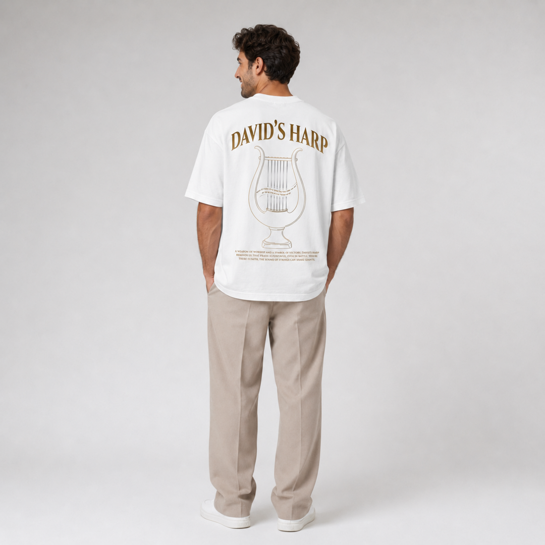 Mid-Oversized David's Harp T-Shirt
