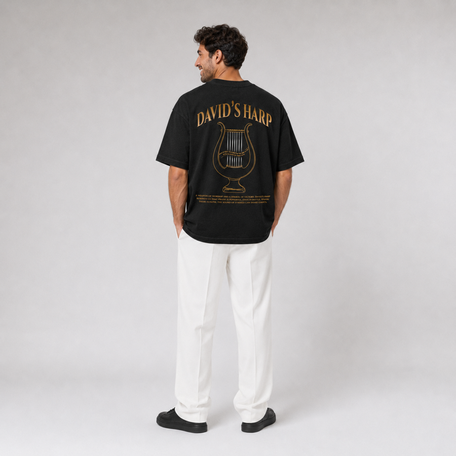 Mid-Oversized David's Harp T-Shirt