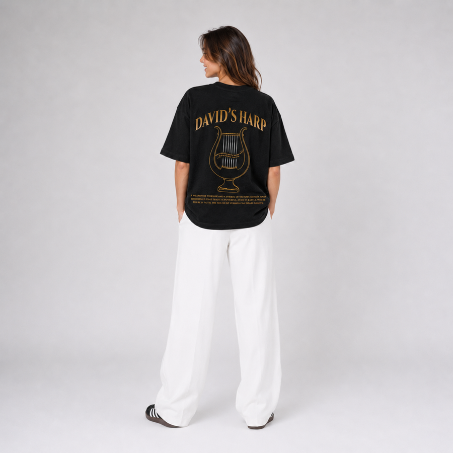 Mid-Oversized David's Harp T-Shirt