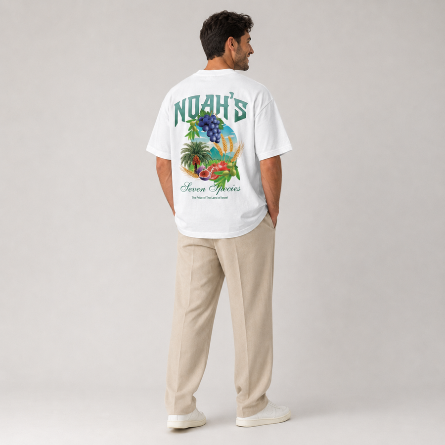 Mid-Oversized Seven Species T-Shirt