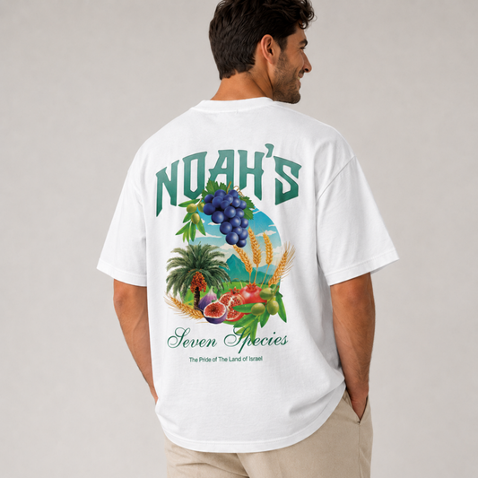 Mid-Oversized Seven Species T-Shirt