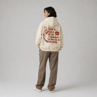 Never Alone Cotton Hoodie