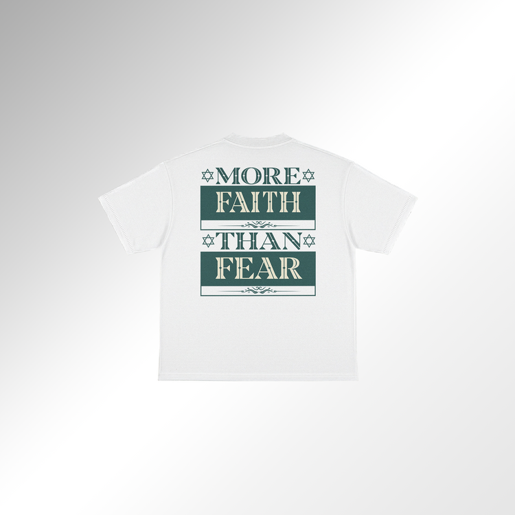 Mid-Oversized Faith Over Fear T-Shirt