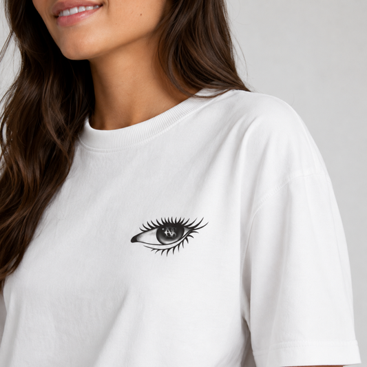 Mid-Oversized Eyes Ahead T-Shirt